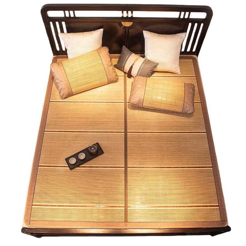 伊伊爱 D02000107 宫廷世家夏季清凉席 100*190cm （单位：张） 木色