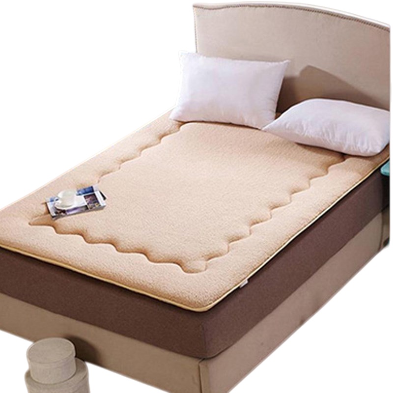伊伊爱 LTL-16XK-CD10 羊羔绒床垫 150*200cm （单位：个） 驼色