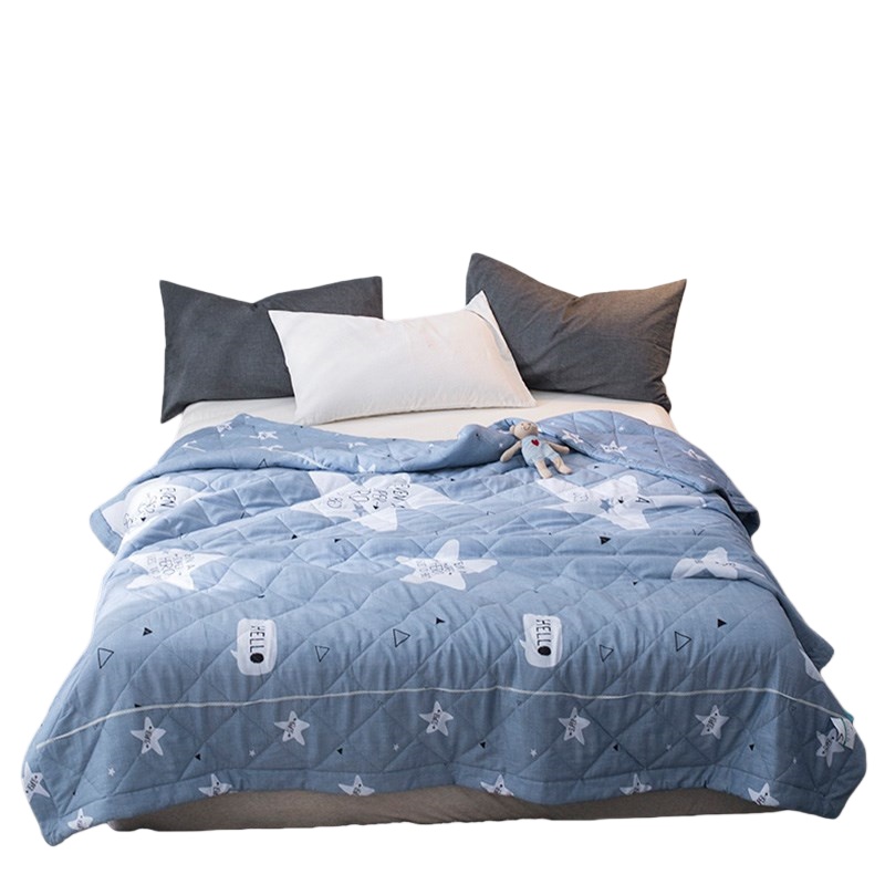 伊伊爱 LTL-17XK-XB002 新款纯棉夏被 150*200cm （单位：条） 夜空的星蓝