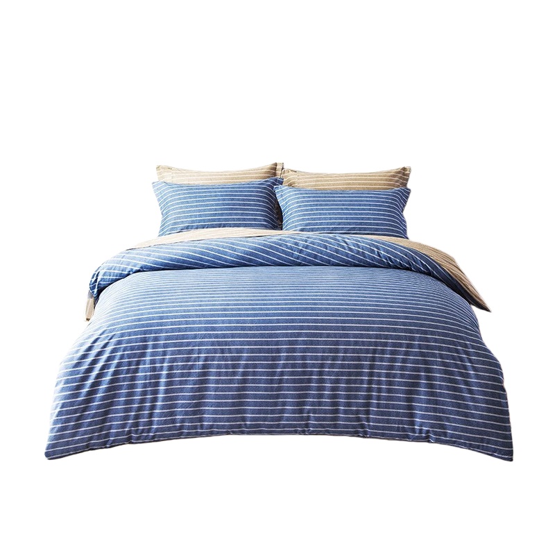 伊伊爱 LTL-QM-SHSJTA 纯棉柔软舒适套件 150*200cm （单位：套） 惬意蓝条