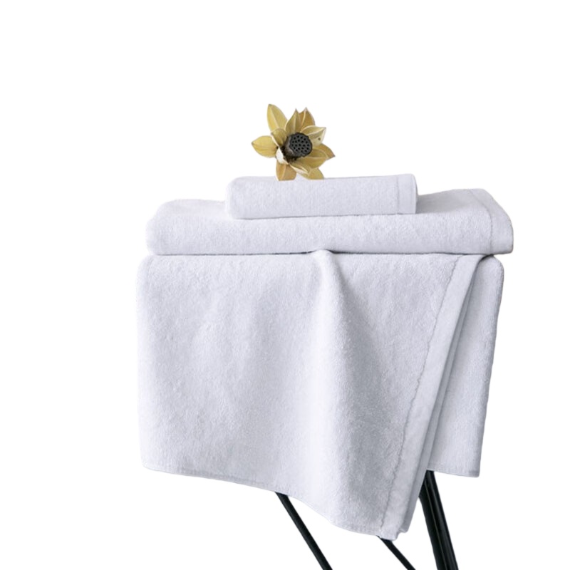 伊伊爱 M02000043 纯棉地巾 50*80cm （单位：条） 白色