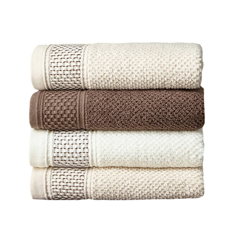 伊伊爱 MJ0BH02300157 都市蜂巢毛巾 34*76cm （单位：条） 浅棕