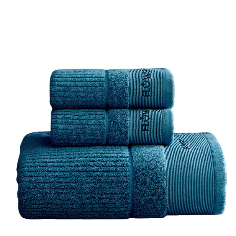 伊伊爱 MJ0BH02300161 瑞斯利恩毛巾 34*76cm （单位：条） 湖蓝