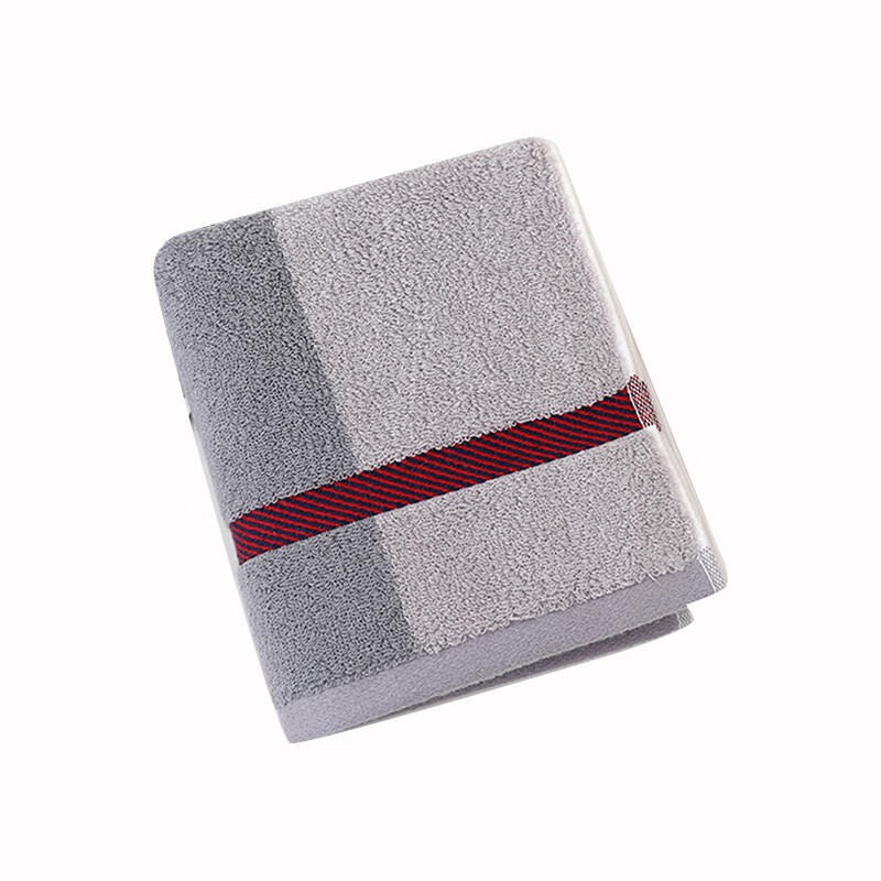伊伊爱 MJ0BH02401285 方块克罗地亚毛巾 34*75cm （单位：条） 灰色