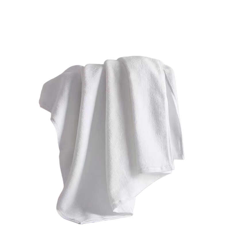 伊伊爱 MJ0JD02401287 纯棉纯白浴巾 70*140cm （单位：条） 白色