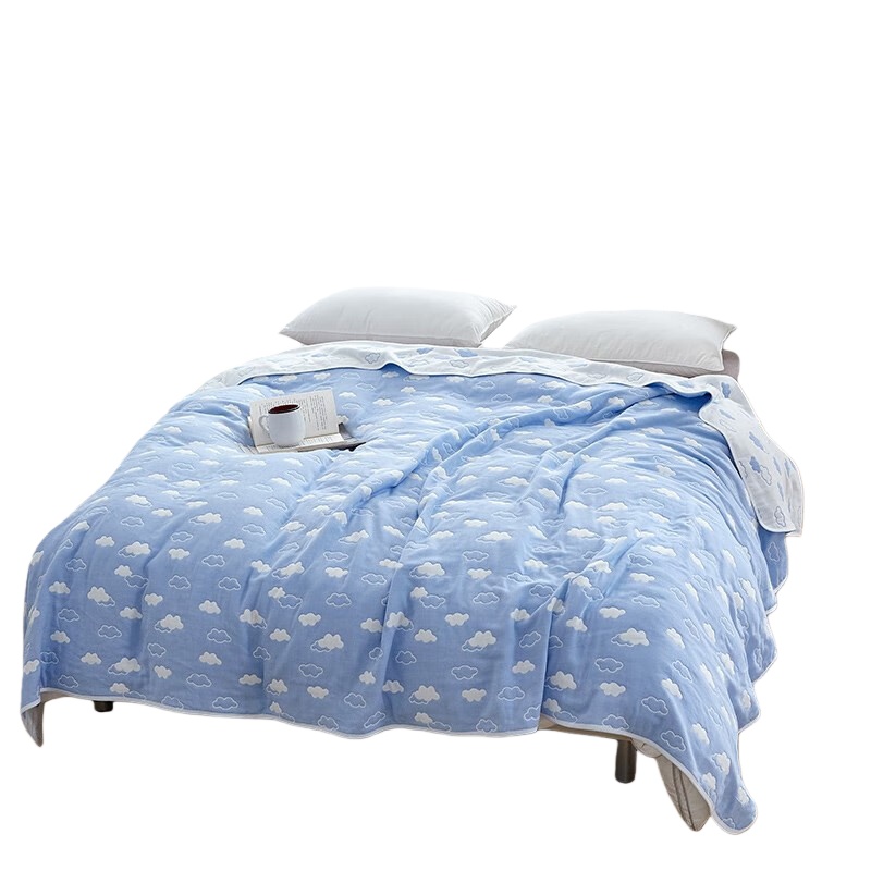 伊伊爱 MJT-9QM-002 多用途毛巾毯 150*200cm （单位：条） 云间