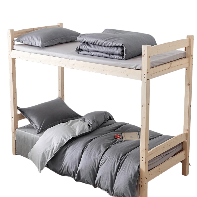 伊伊爱 TJ0HG02201836 纯棉纯色六件套 160*210cm （单位：套） 深灰浅灰