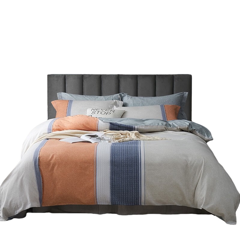 伊伊爱 TJ0HJC2000376 凯特系列生态磨毛条纹四件套 200*230cm （单位：套）