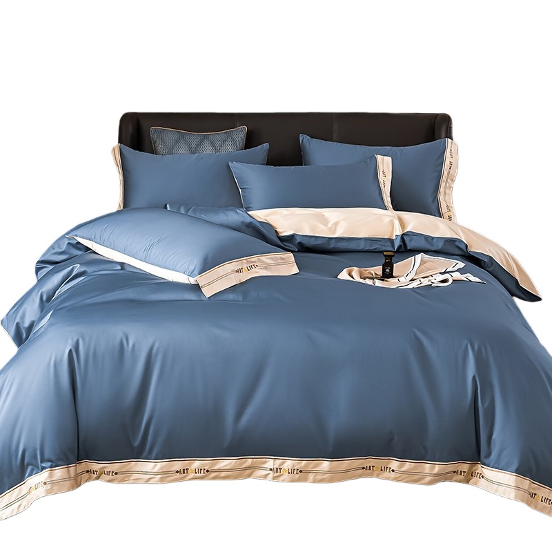 伊伊爱 TJ0HJC2100612 科林系列全棉加密四件套 200*230cm （单位：套） 宾利蓝