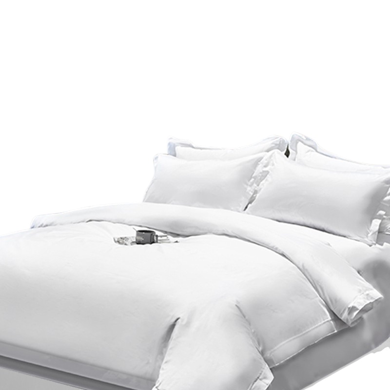 伊伊爱 TJ0JD02201633 喷气贡缎酒店公寓三件套 180*240cm （单位：套） 纯白