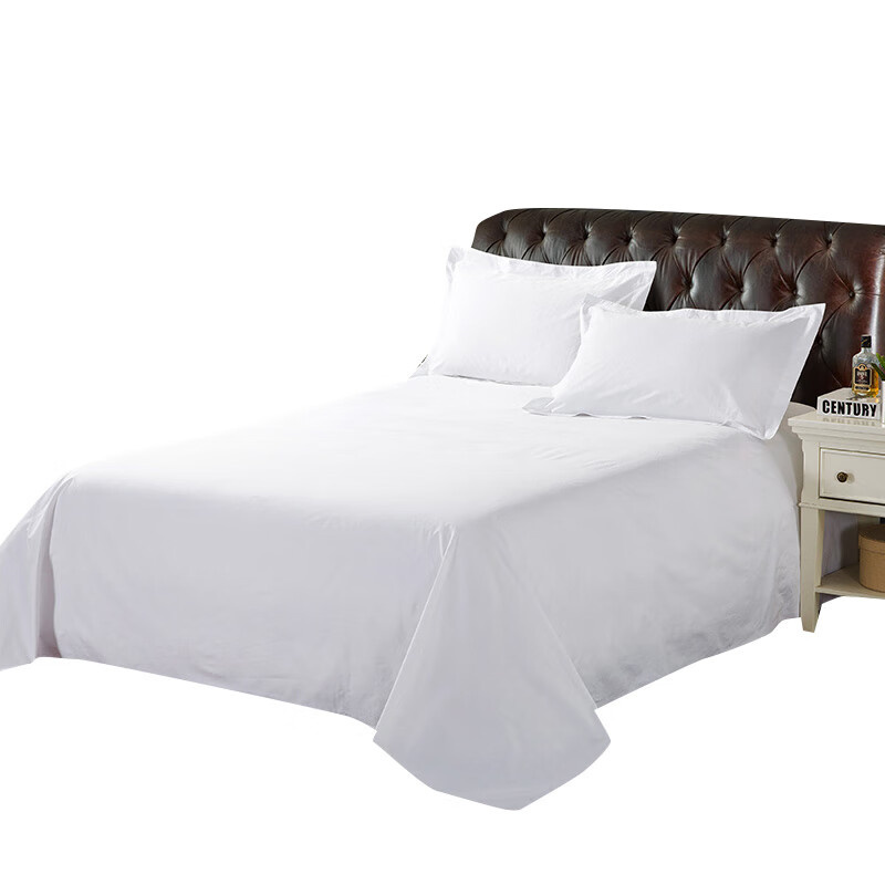 伊伊爱 TJ0JD02401233 60*60S贡缎酒店床单 210*280cm （单位：条） 白色