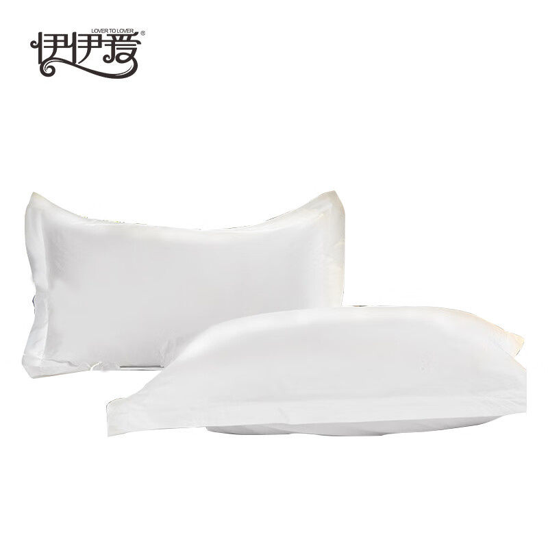 伊伊爱 TJ0JD02401236 60*60S贡缎酒店枕套 58*88cm （单位：个） 白色