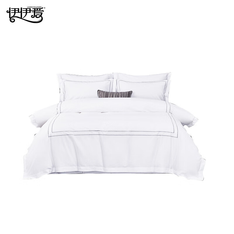 伊伊爱 TJ0JD02401253 纯棉80S酒店套房四件套 220*250cm （单位：套） 典雅