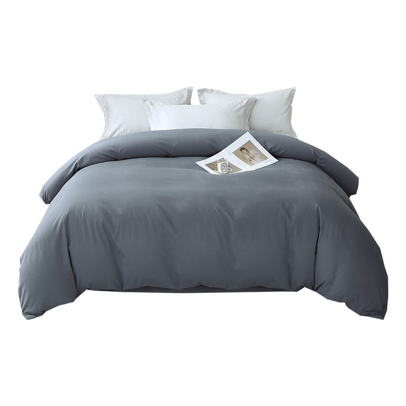 伊伊爱 TJ0KL02302074 全棉磨毛单品被套 150*200cm （单位：条） 蓝灰色