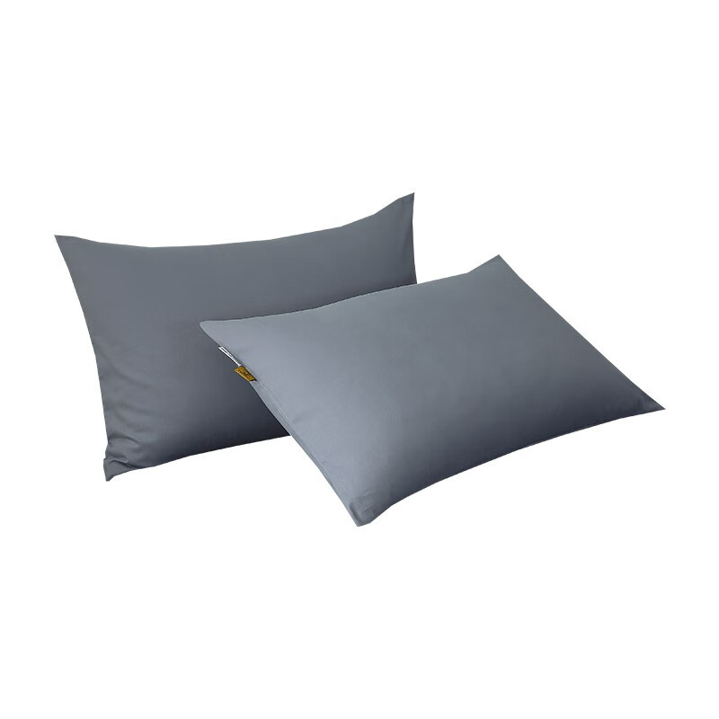 伊伊爱 TJ0KL02302082 全棉磨毛单品枕套 48*74cm （单位：对） 蓝灰色