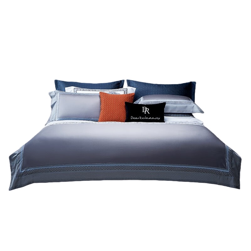 伊伊爱 TJ0KY02101332 蒙多利系列 提花120支四件套 220*240cm （单位：套） 灰色