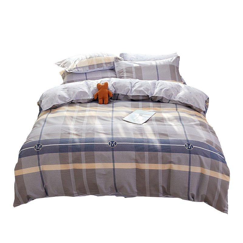 伊伊爱 TJ0NH02201496 时尚纯棉亲肤条格四件套 平行线 200*230cm （单位：套）