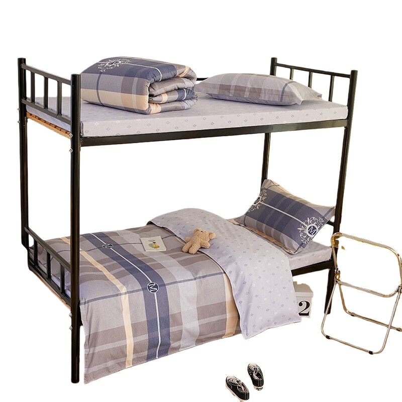 伊伊爱 TJ0NH02201809 纯棉印花平行线六件套 平行线 160*210cm （单位：套） 蓝灰色