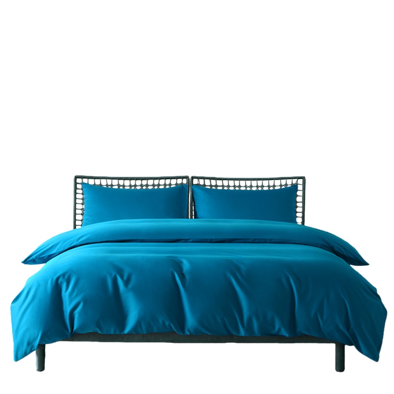 伊伊爱 TJ0SZ02201462 时尚纯棉空气缎阿布扎比蓝系列四件套 220*240cm （单位：套）