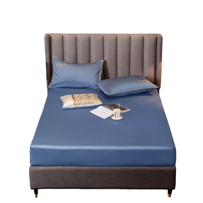 伊伊爱 TJ0WL02100841 纯色60S长绒棉床罩 180*200*30cm （单位：条） 宾利蓝