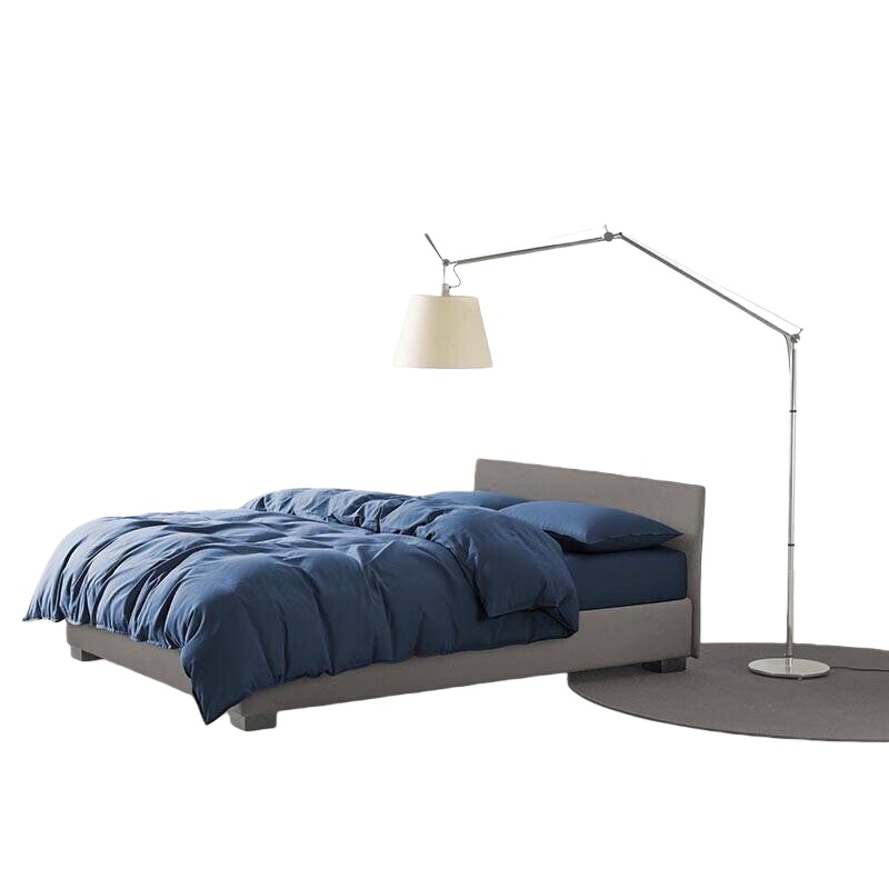 伊伊爱 TJ0WL02201550 水洗哑光长绒棉挪威系列纯色四件套 200*230cm （单位：套） 挪威蓝