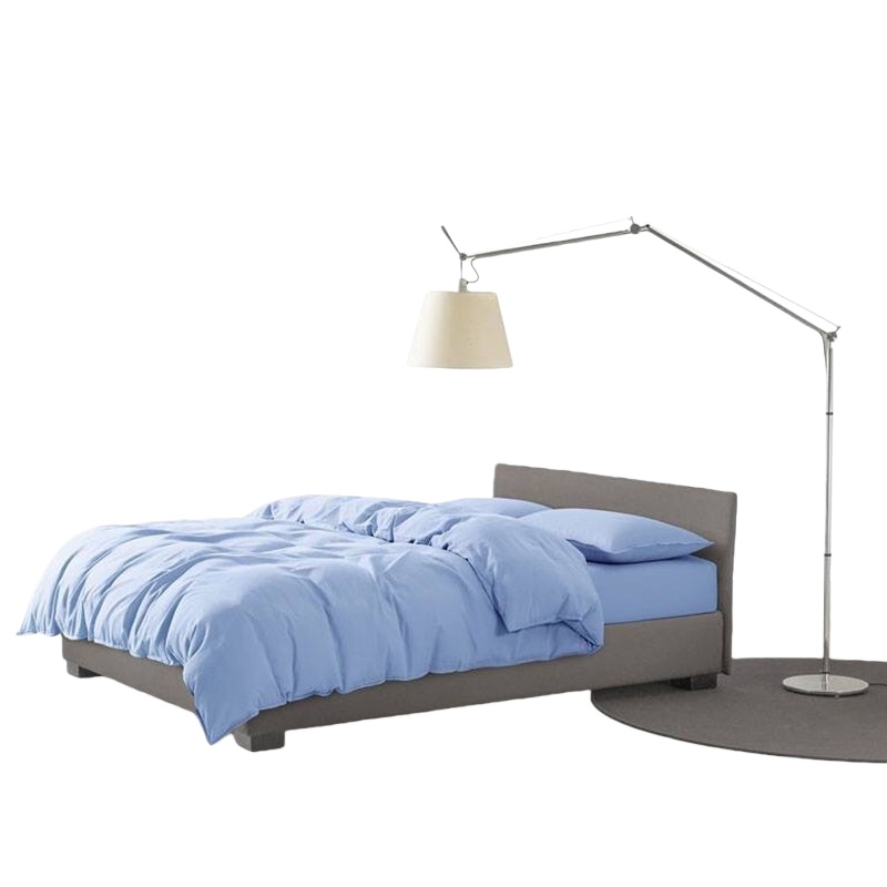 伊伊爱 TJ0WL02201564 水洗哑光长绒棉眠雾蓝系列纯色四件套 200*230cm （单位：套） 眠雾蓝