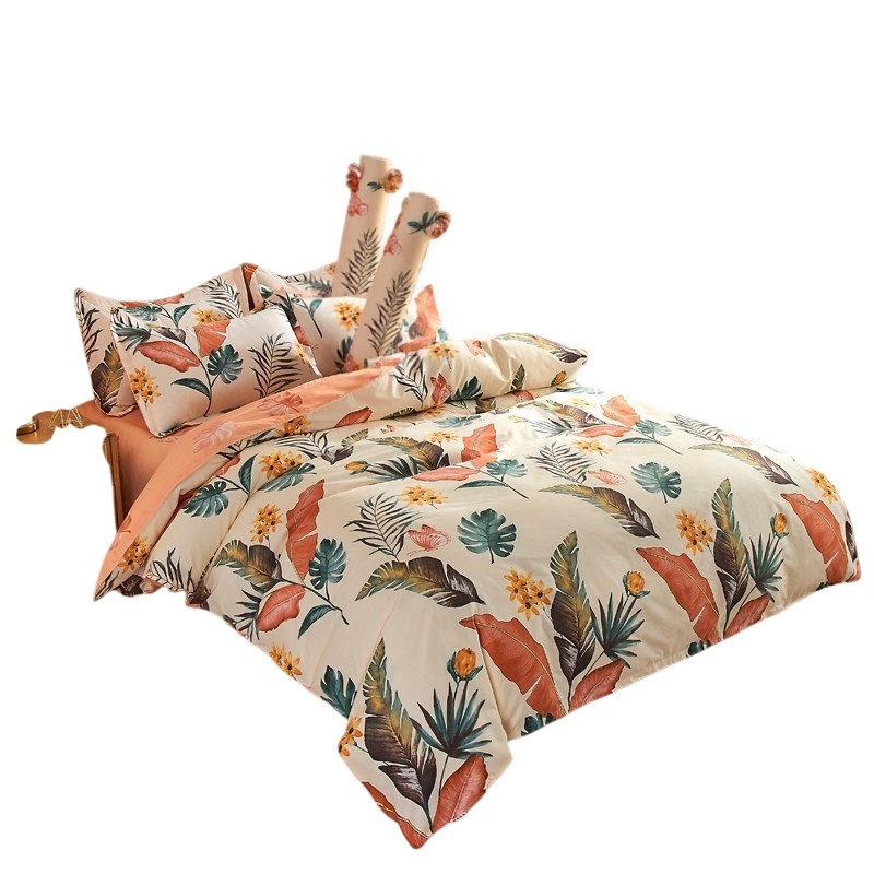 伊伊爱 TJ0ZF02100946 亲肤柔软舒适植物羊绒四件套 幽灵花谷 200*230cm （单位：套） 米白