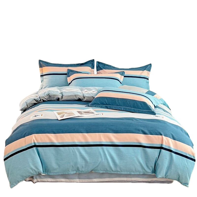 伊伊爱 TJ0ZF02201730 铂金条纹磨毛三件套 伊莎贝尔 200*230cm （单位：套）