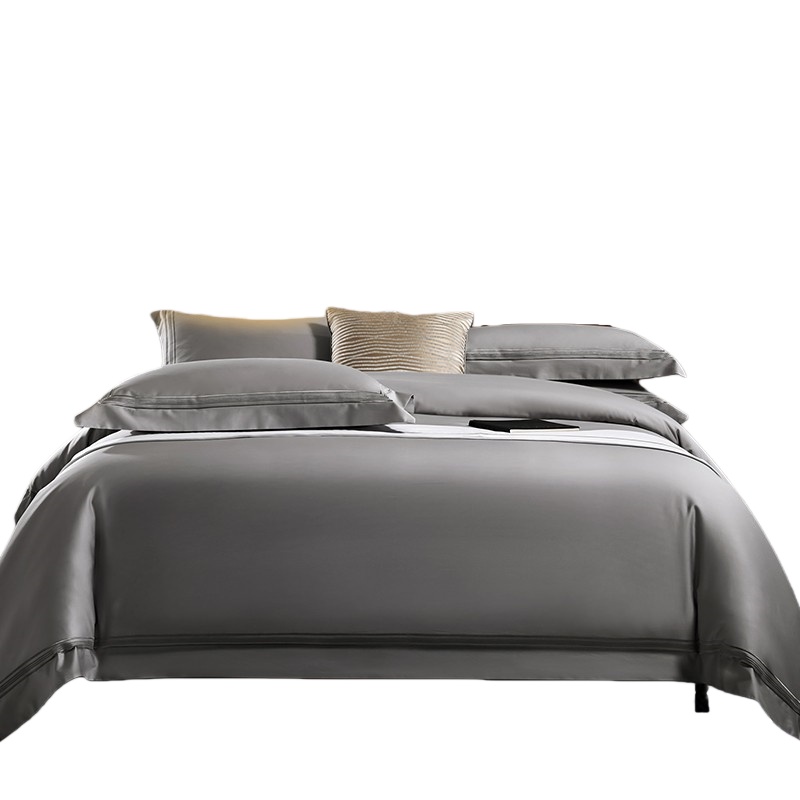 伊伊爱 TJ0ZYJ2100713 本棉恒系列高支高密四件套 220*240cm （单位：套） 浅灰