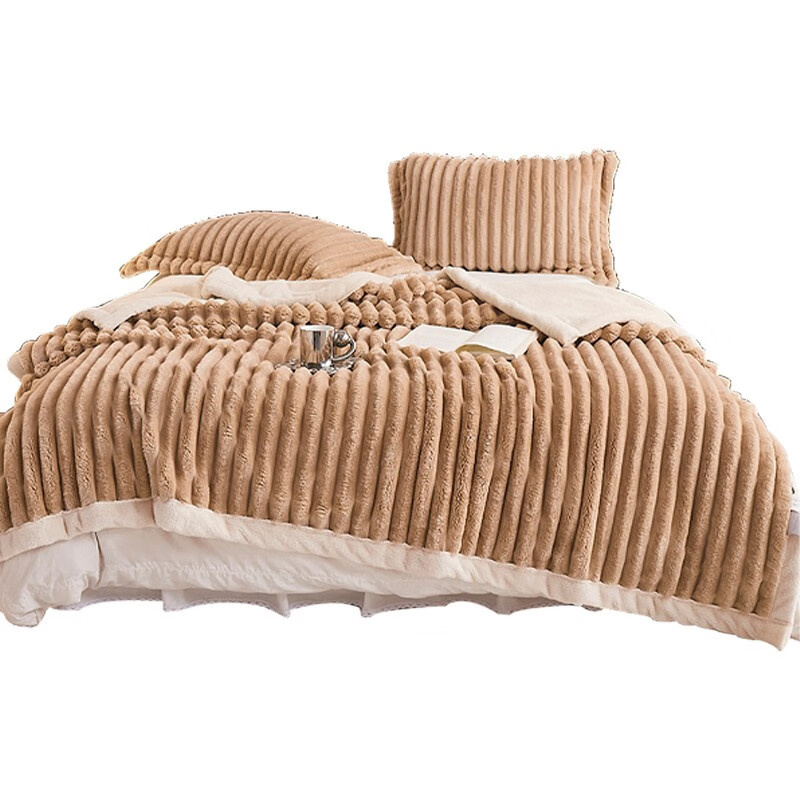 伊伊爱 TZ0TK02300161 玉兔绒毛毯 200*230cm （单位：条） 古力咖