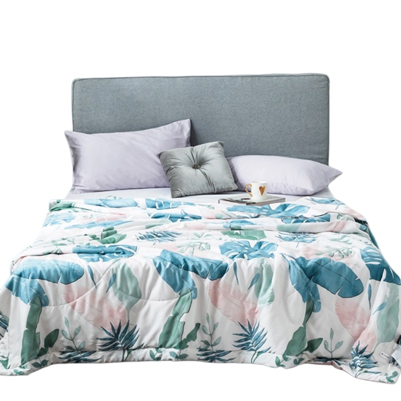 伊伊爱 XB-9XWB-001 莱赛尔印花系列夏被空调被 150*200cm （单位：条） 热带绿植