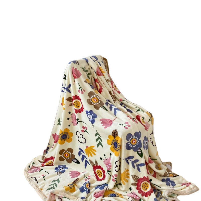 伊伊爱 Y0HG02100064 云貂绒毛毯子 春天里 200*230cm （单位：条）