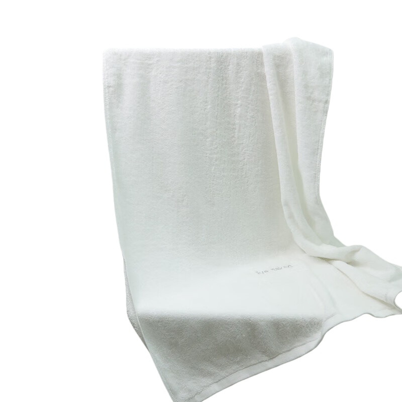 伊伊爱 YDJD0230600 浴室纯棉洗脸毛巾 80*168cm （单位：条） 白色