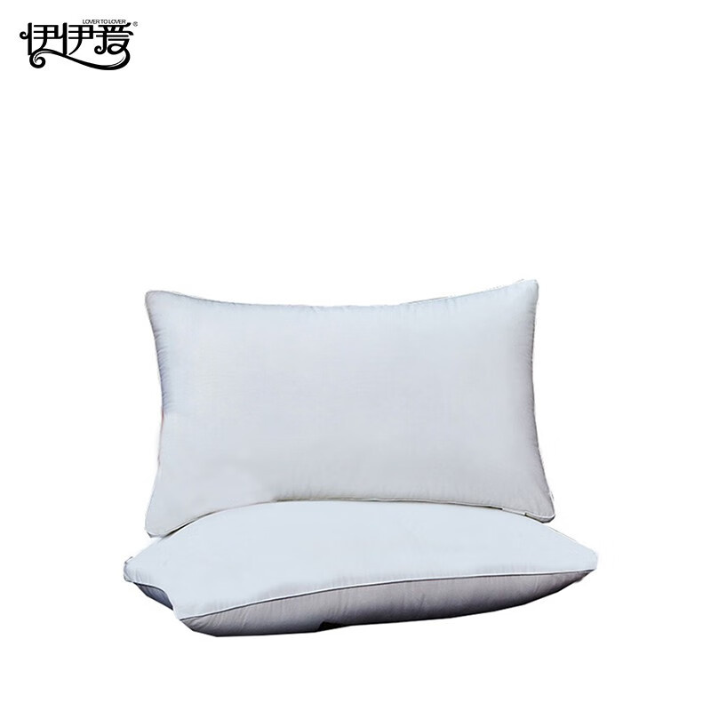 伊伊爱 YDJD0230617 全棉防羽布纯白薄枕芯 50*80cm （单位：个） 白色