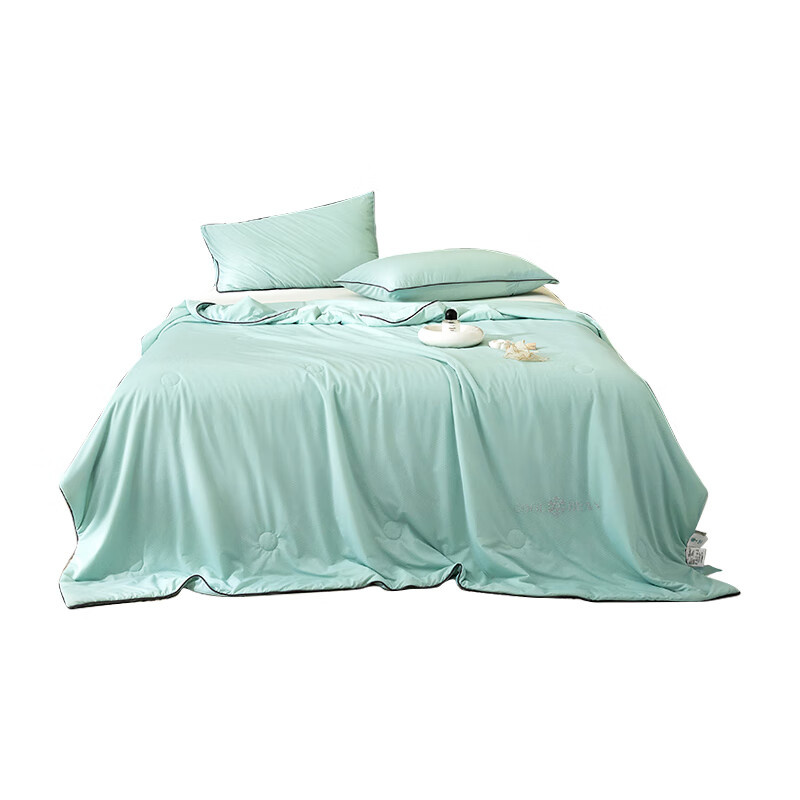 伊伊爱 YZCGTDC240942 八星凉感提花大豆夏被 200*230cm （单位：条） 果绿