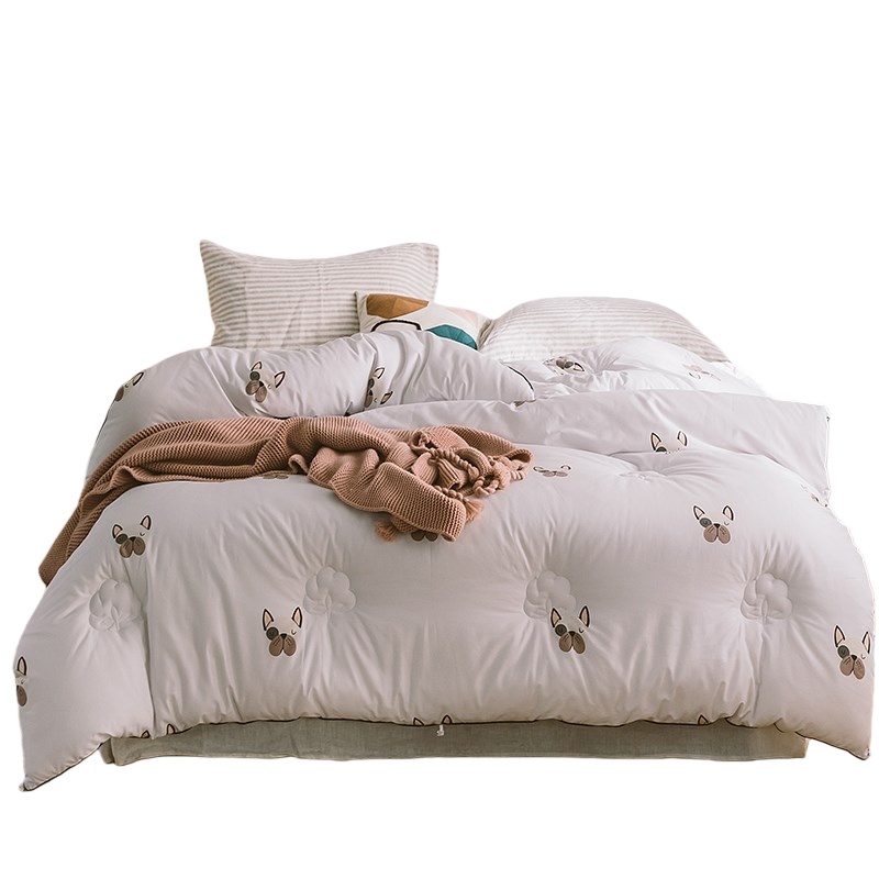 伊伊爱 Z01900013 全棉斜纹棉花冬被秋冬保暖被 萌犬 150*200cm （单位：条）