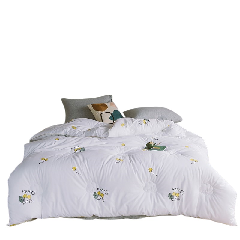 伊伊爱 Z01900016 全棉斜纹棉花冬被秋冬保暖被 樱桃雷尼 220*240cm （单位：条）