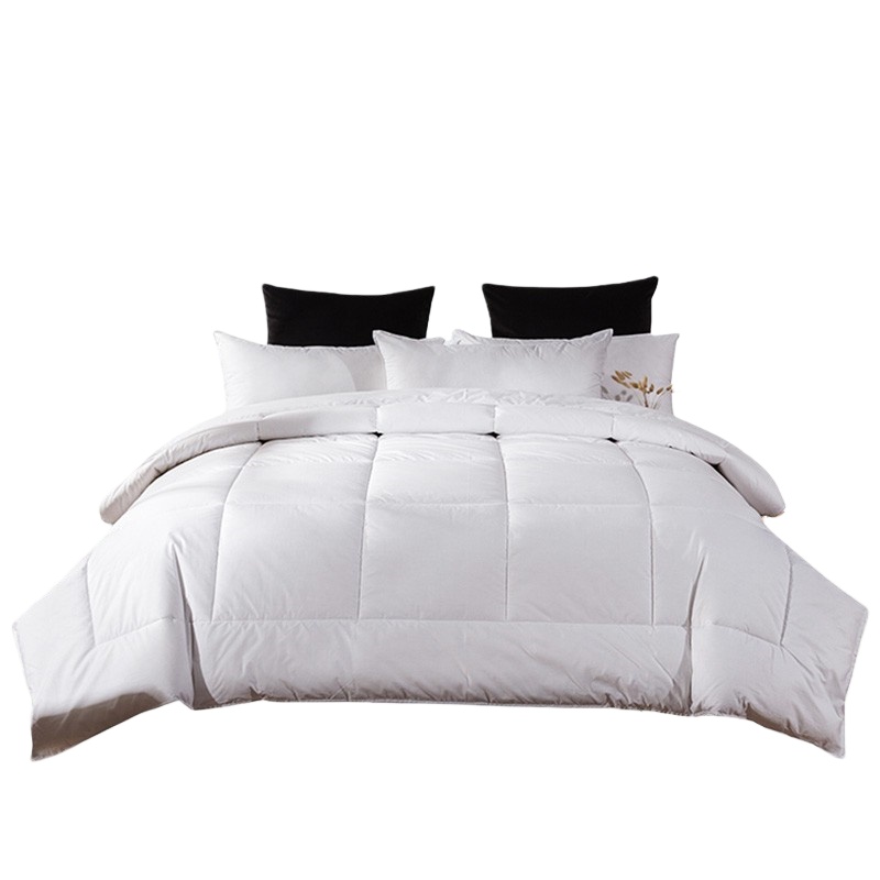 伊伊爱 Z02000190 40S纯棉五星宾馆酒店被芯羽丝绒被 190*220cm （单位：条） 白色