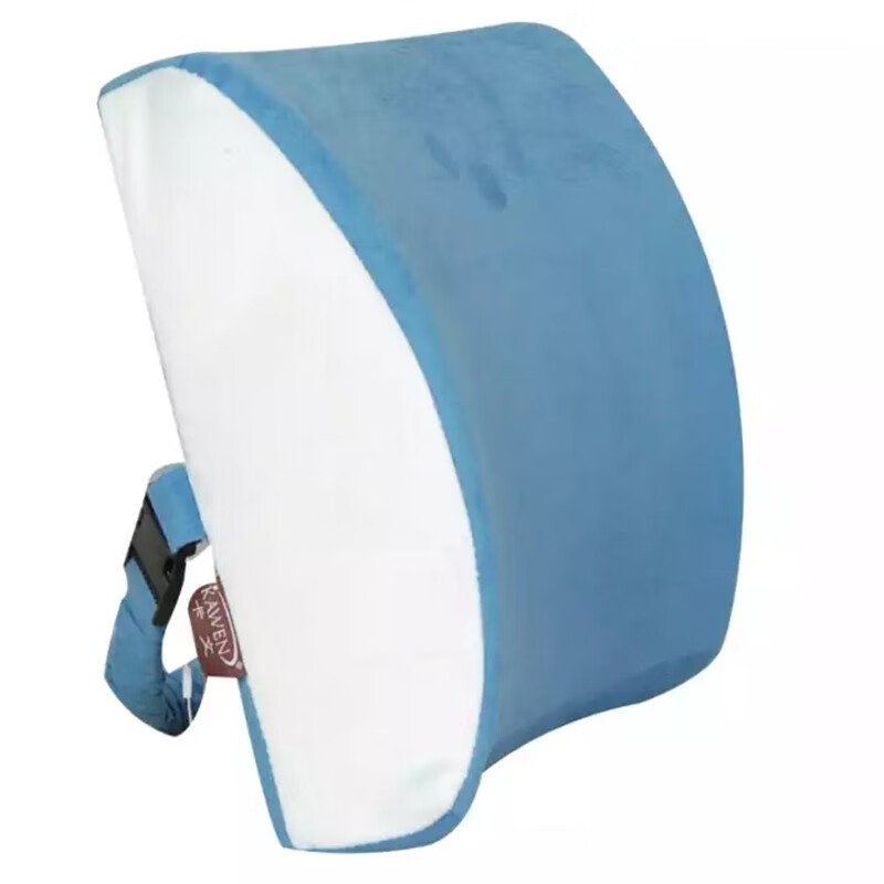 伊伊爱 ZX0XD02200112 舒适简约卡文腰靠垫 32*30cm （单位：个） 蓝色