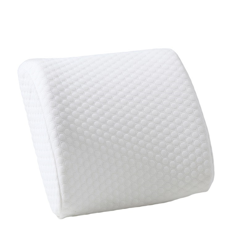 伊伊爱 ZX0XD02200113 简约纯色水立方腰靠垫 32*30cm （单位：个） 白色