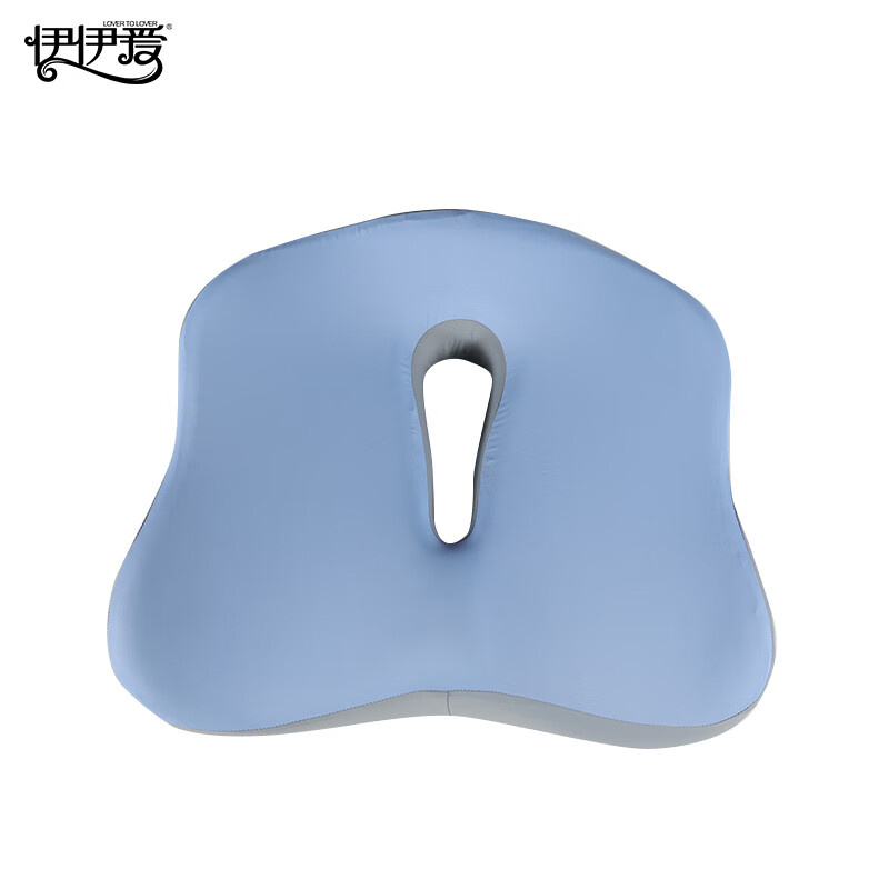 伊伊爱 ZX0YJH2401231 舒适立体记忆绵坐垫 43*38*10cm （单位：个） 蓝色