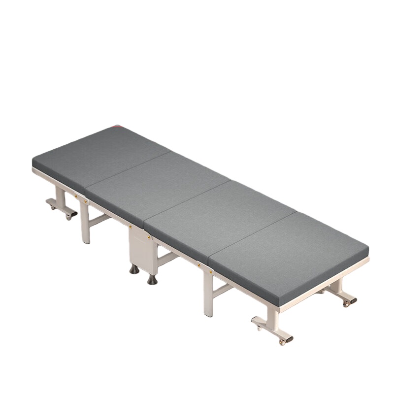 易瑞斯（Easyrest） YC501-80 四折带轮 经典款 折叠床 190*80cm （单位：把） 灰色