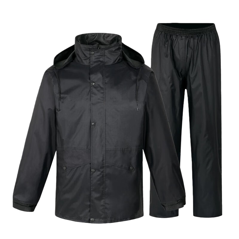 懿品佳 分体式 雨衣 均码 加棉 （单位：套） 黑色