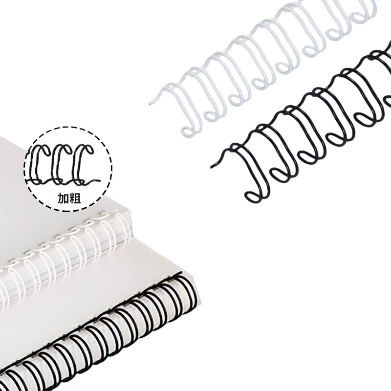 优玛仕(U-MACH) 22.2mm 装订铁圈 22.2mm 50支/箱 （单位：箱） 白色