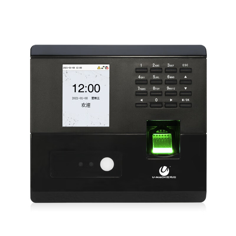 优玛仕(U-MACH) U-NF102-WIFI 考勤机 168*151.5*31.7mm （单位：台） 黑色