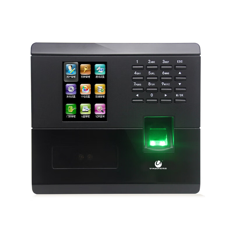 优玛仕(U-MACH) U-UF200S 考勤机 151.5*168*30mm （单位：台） 黑色