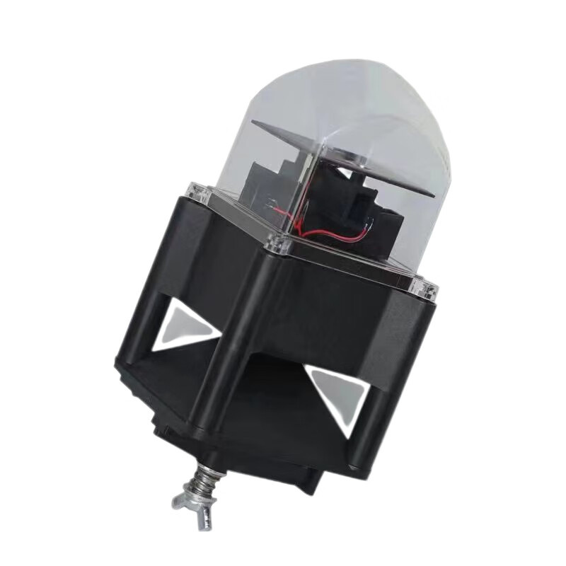 豫眺望 YTW-04A 光感强音警示灯 5W IP65 DC1.8V 3500K （单位：个） 黑色