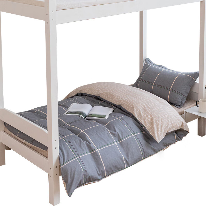 元达福 YDF-0646 午后拾光全棉三件套 150*200cm （单位：套） 灰色