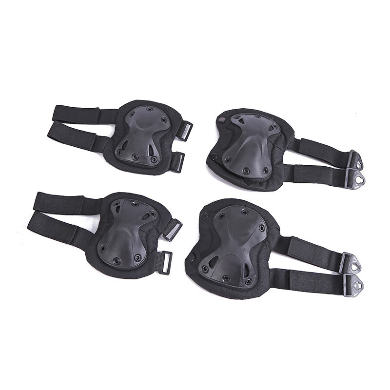 元达福 YDF-0857 护膝护肘四件套 均码 （单位：套） 黑色