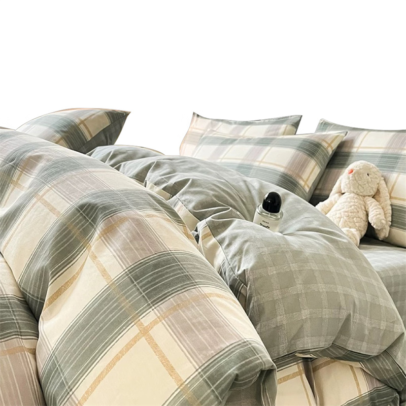 植巾 SI150 亲肤纯色精品 床上四件套 200*230cm （单位：套） 桑葚格